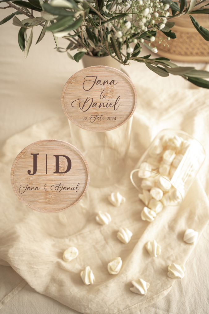 Personalisiertes Vorratsglas als Hochzeitsgeschenk