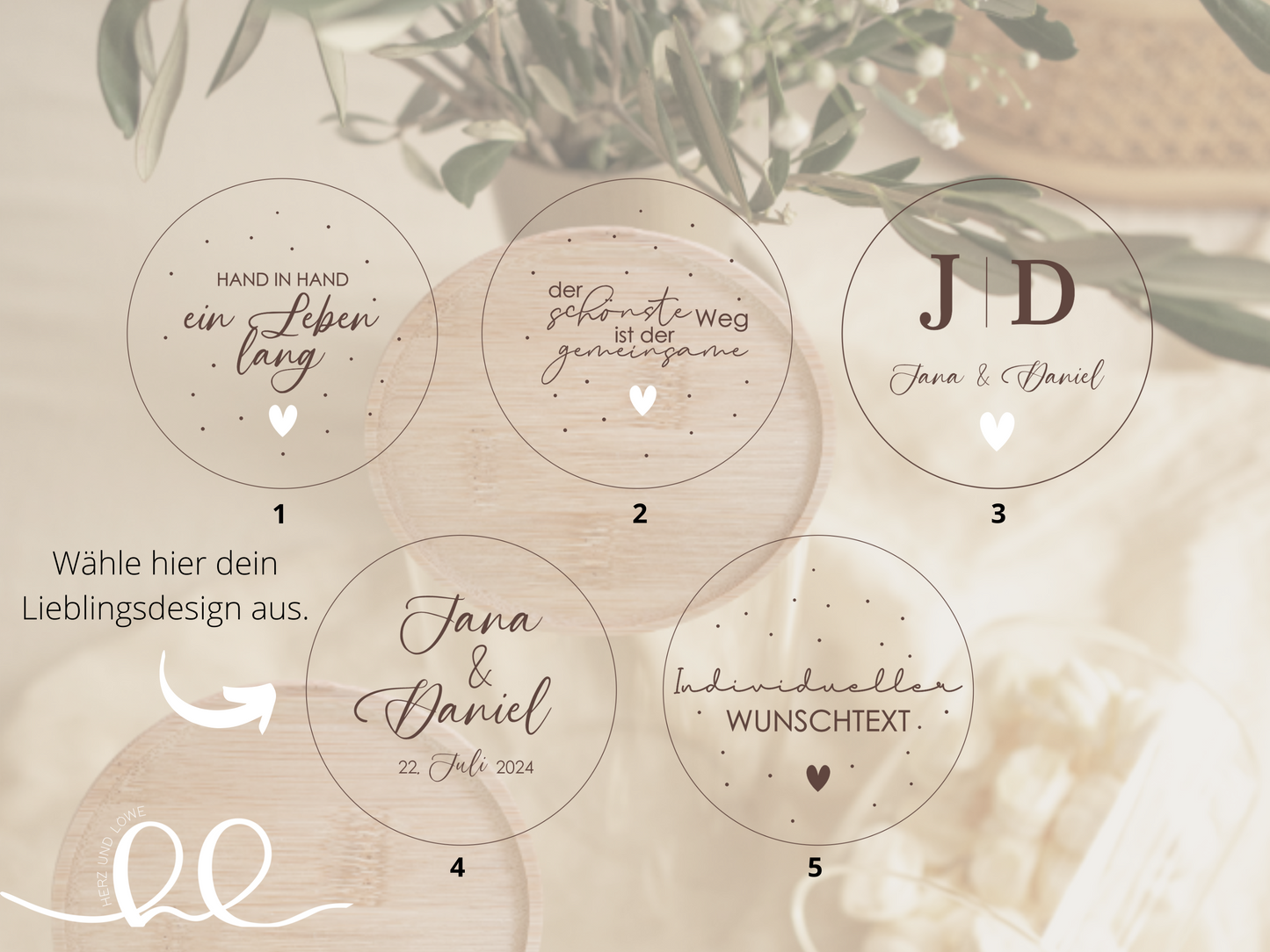 Personalisiertes Vorratsglas als Hochzeitsgeschenk