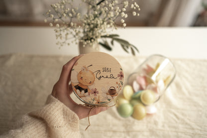 Vorratsglas für Kinder bunt bedruckt zu Ostern