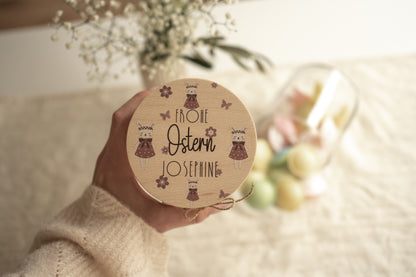 Vorratsglas für Kinder bunt bedruckt zu Ostern