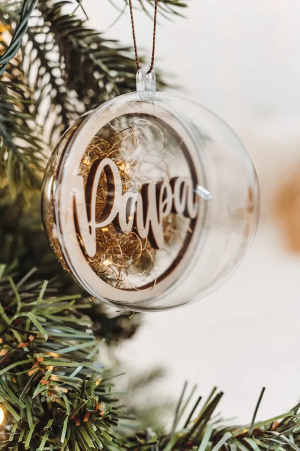 Personalisierte Weihnachtskugel in 3D – Bild 4