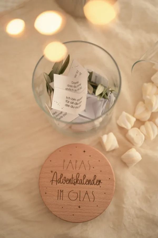 Personalisierter Adventskalender im Glas – Bild 6