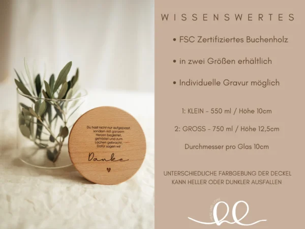 Vorratsglas für Erzieher/in als Abschiedsgeschenk – Bild 5