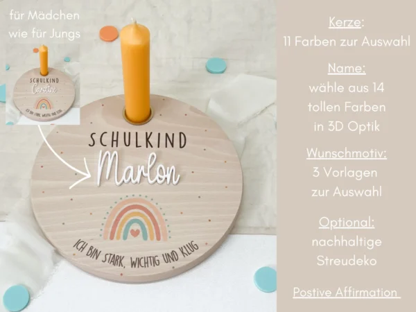 Nachhaltige Tischdekoration zum Schulanfang – Bild 3