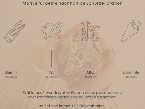 Bunte Streudeko zur Einschulung – Bild 7