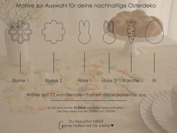 Fröhliche Streudeko für Ostern – Bild 3