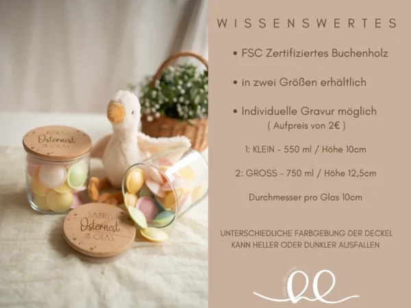 Personalisiertes Osternest im Glas – Bild 6