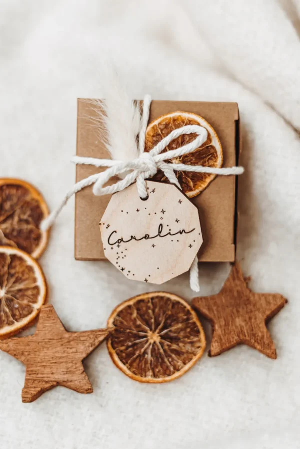 Personalisierte Holzanhänger für Weihnachten – Bild 9