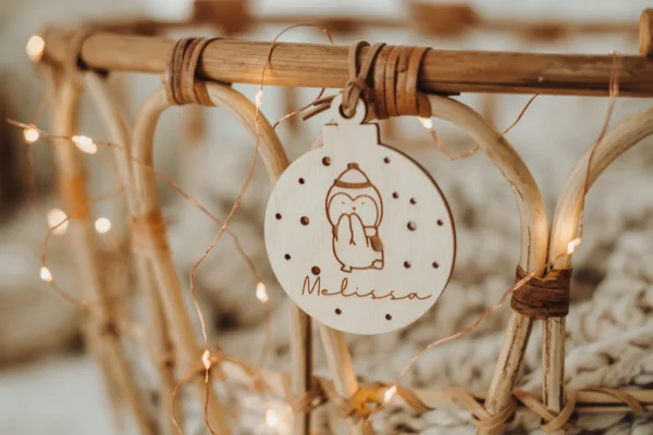 Personalisierte Weihnachtskugel mit Tiermotiven – Bild 6