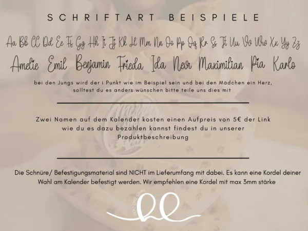 Personalisierter Adventskalender für Kinder mit süßen Tiermotiven – Bild 6