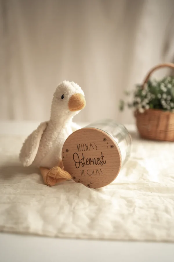 Personalisiertes Osternest im Glas – Bild 4