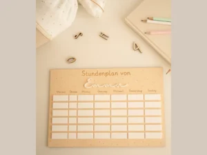 Stundenplan ohne Kordel