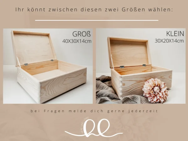Personalisierte Erinnerungskiste zur Kommunion oder Konfirmation – Bild 9
