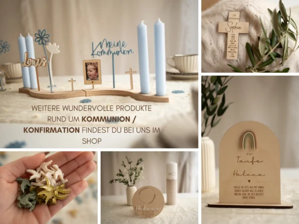 Personalisiertes Vorratsglas zur Kommunion – Bild 8