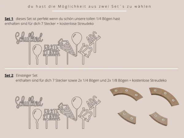 Tischdekoration zur Einschulung – Bild 6
