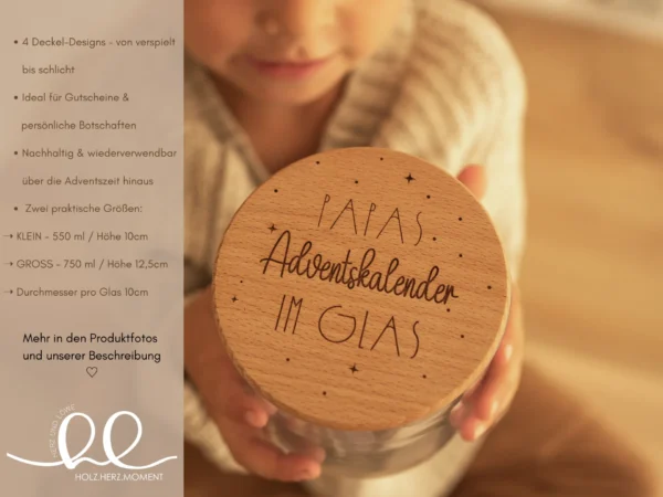 Personalisierter Adventskalender im Glas – Bild 4