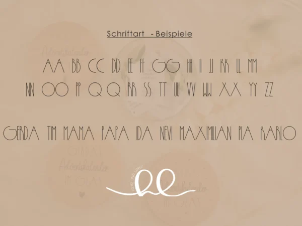 Personalisierter Adventskalender im Glas – Bild 10