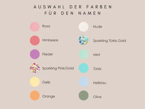Personalisiertes Regenbogen-Türschild aus Holz – Bild 5