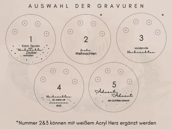Adventskranz für Stabkerzen – Bild 4