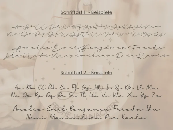 Personalisierte Weihnachtskugel mit Acryl-Buchstaben – Bild 10