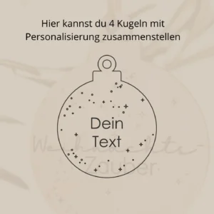 4er Sparset mit Personalisierung