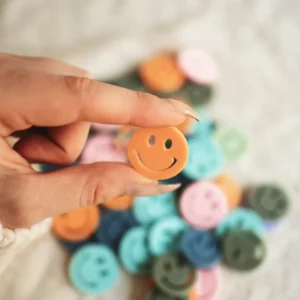 Streudeko Blume und Smiley
