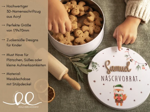 Personalisierte Keksdose für Kinder – Bild 6
