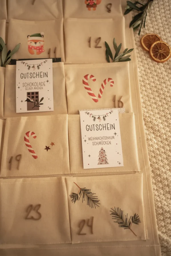 Adventskalender Gutscheine für Kinder – Bild 4