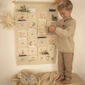 Personalisierter Adventskalender mit Bügelbilder