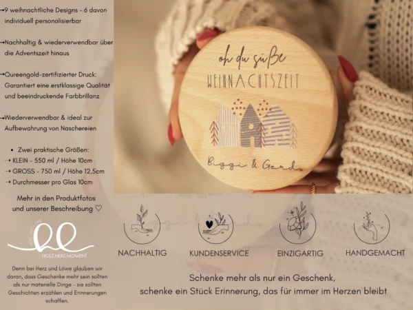Personalisierte Vorratsgläser zu Weihnachten – Bild 8