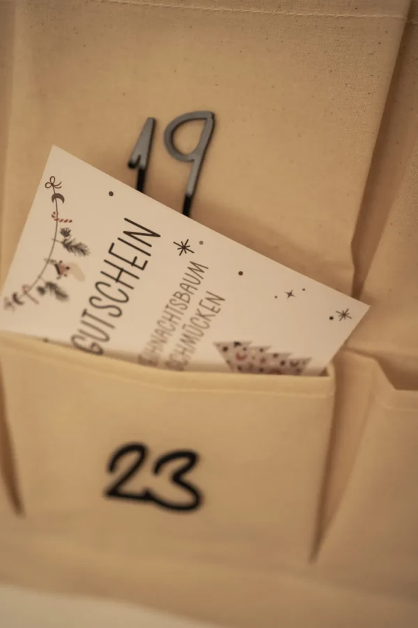 Personalisierter Adventskalender aus Stoff – Bild 8