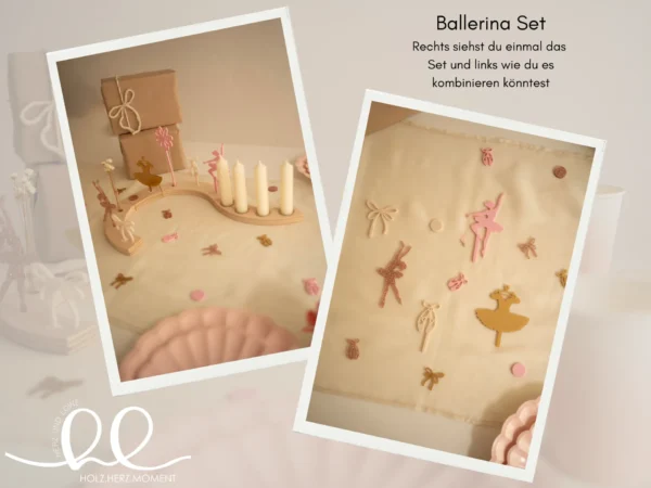Ballerina Deko-Set aus Acryl – Bild 4