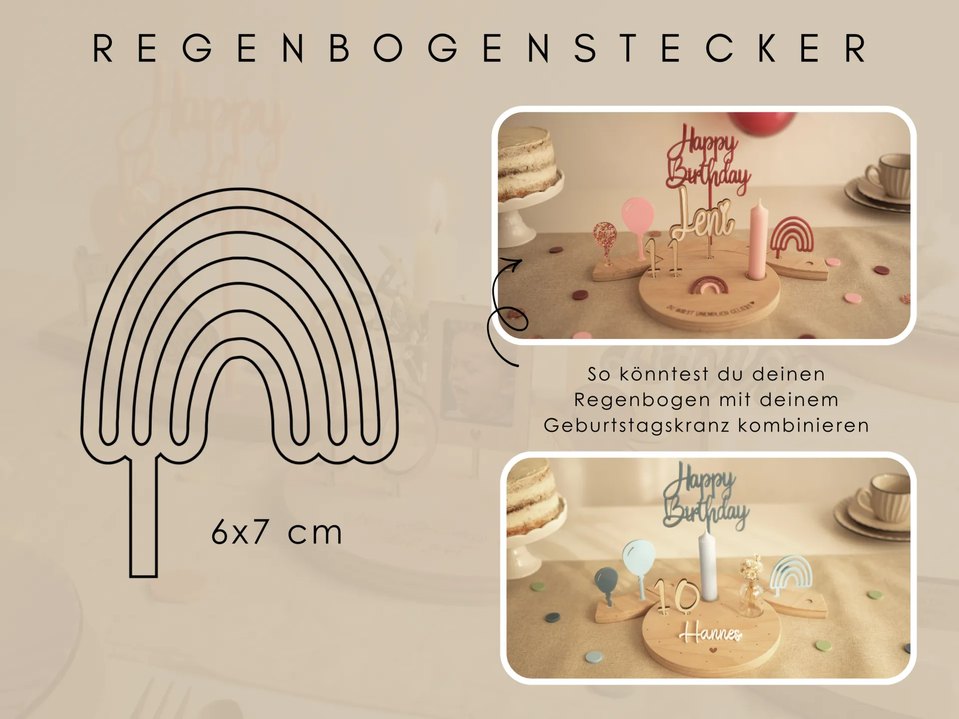 Regenbogen aus Acryl – Bild 8